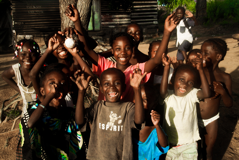 Free Spirit foundation with children orphaned by AIDS in Congo - orphanage