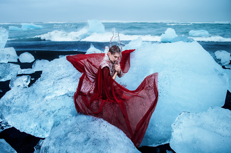 Free Spirit Project The Essence of Life iceland melting glacier costume design