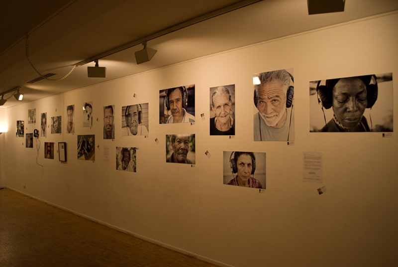 'Silence must be heard' exhibition in 2010
