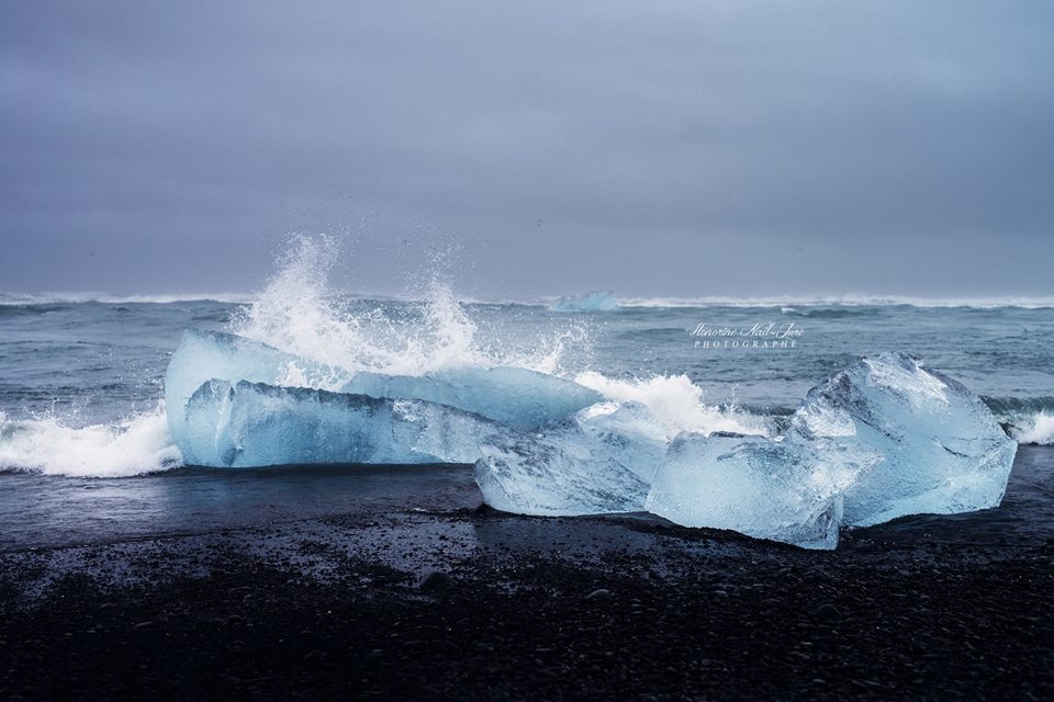 Islande plage de diamants photo par Honorine Nail Juré