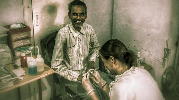 Free Spirit foundation in a dispensary in India to support vulnerable people